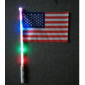 America national hand flag with LED light